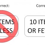 Less or Fewer SAT Questions