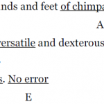 Error ID: Identifying Sentence Errors in the SAT Writing Section