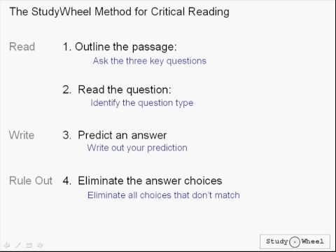 SAT Critical Reading Passages Lesson 3